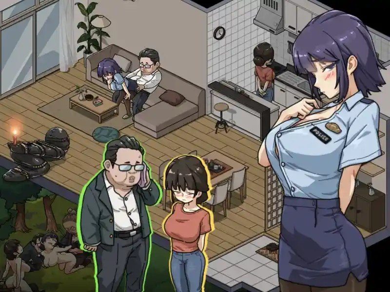 极道无赖EX 女警鮎川光 玩法展示 画面