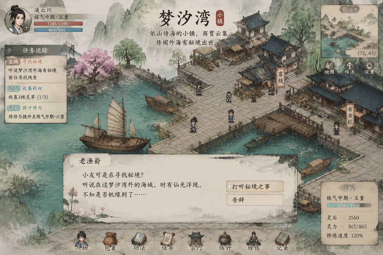谪仙索欢录 角色养成 预览图 5