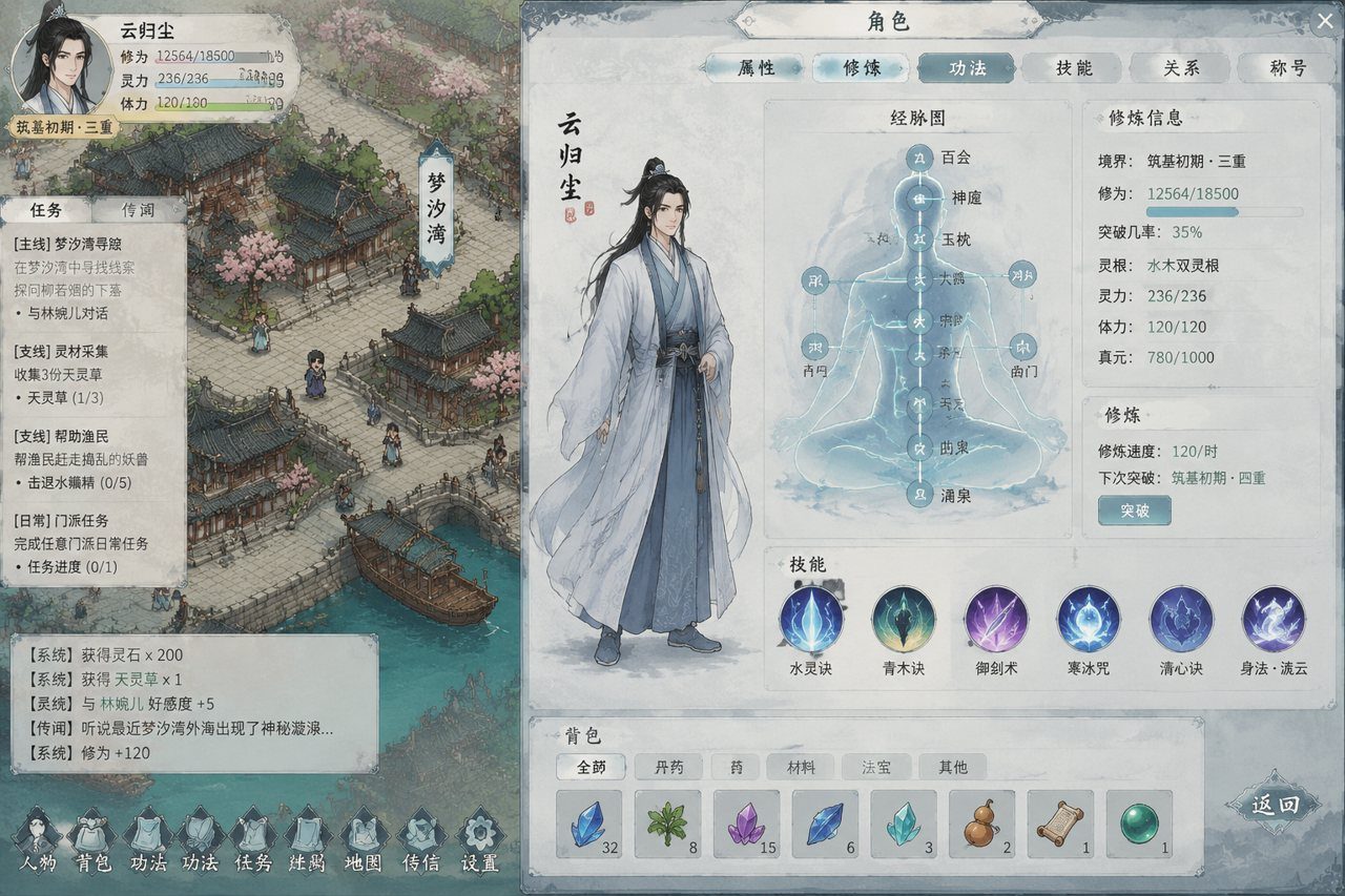 谪仙索欢录 场景演出 内容截图 3