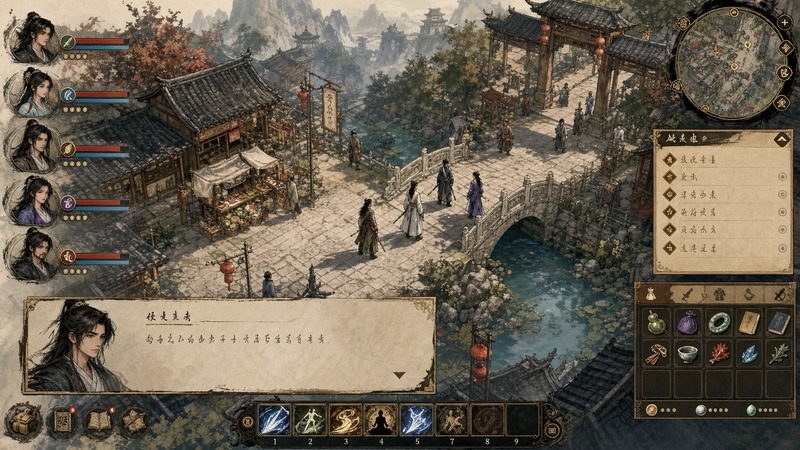 金庸群侠传5爱与死仙狐MOD六周年 剧情互动 画面 4